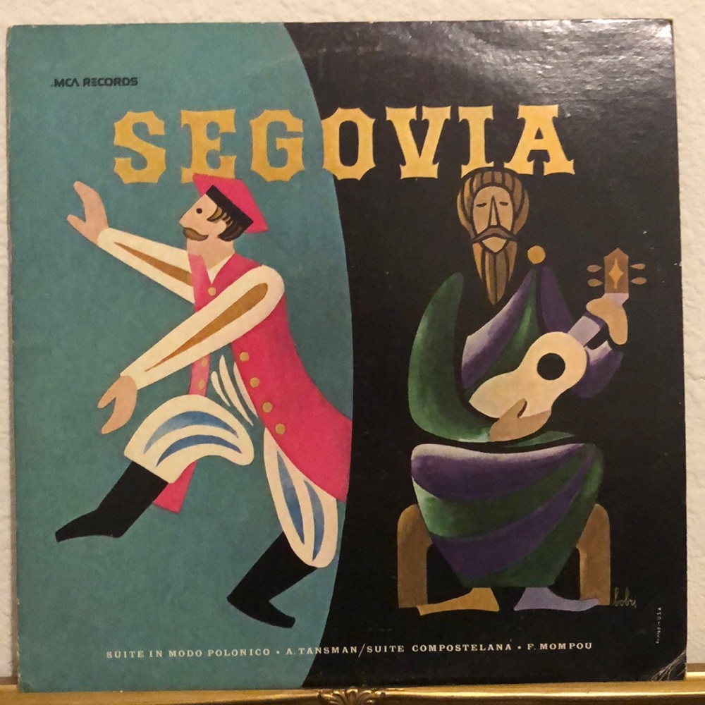 Segovia Suite In Modo Polonico Vinyl Lp '65